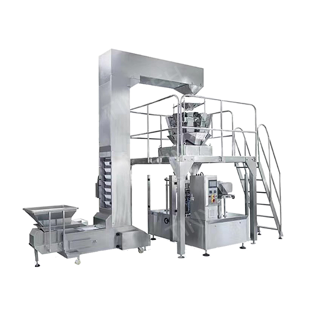 Automatic Granule Grain Solid Bottles Cans And Tins Filling Line