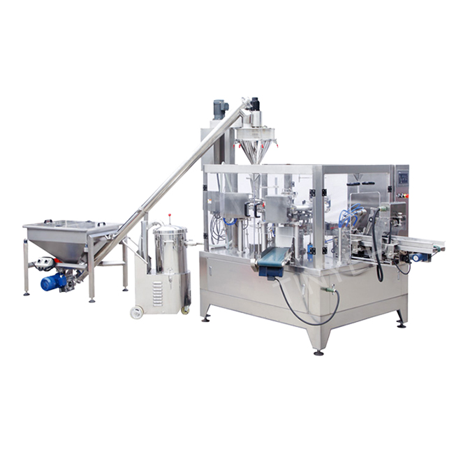 Automatic Powder Horizontal Premade Pouch Doypack Packing Machine