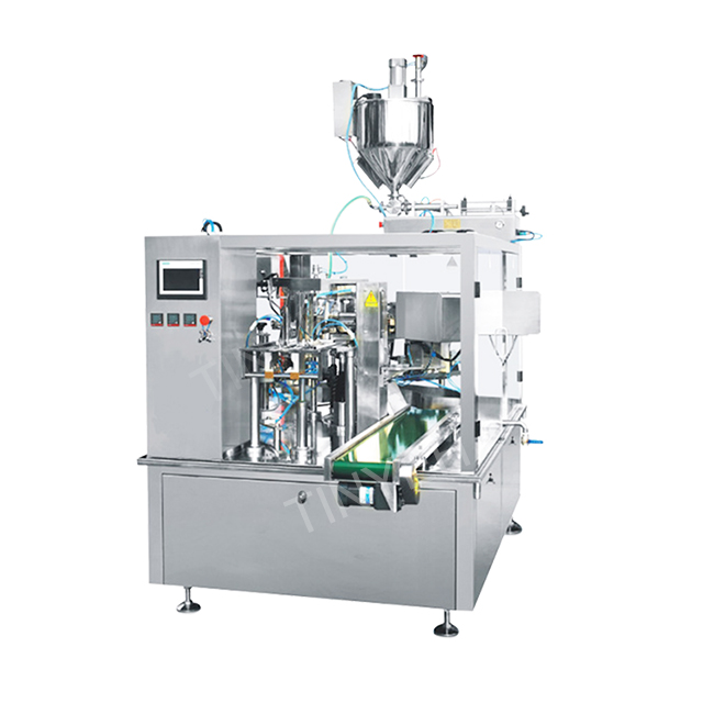 Automatic Liquid Premade Pouch Filling And Packing Machine