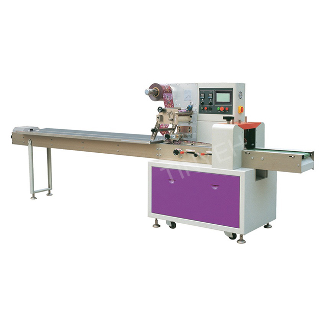 Down Paper Flow Wrapping Packing Sealing Machine