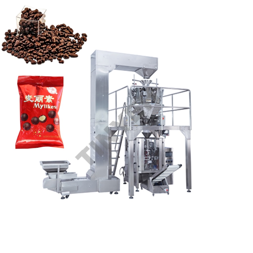 Automatic Candy Chocolate Food Pouch Weighing Packing Machine