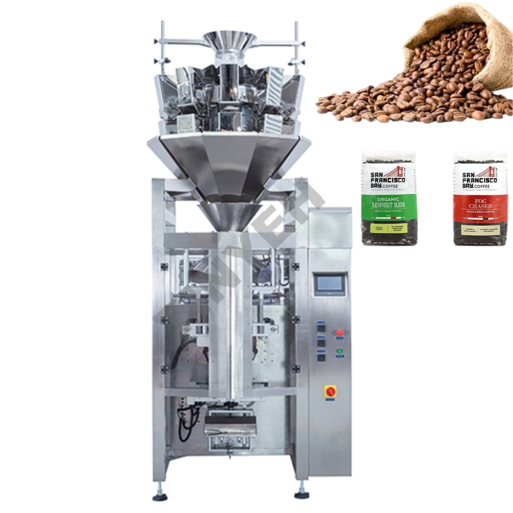 Automatic Coffee Beans Vertical Form Fill Seal Packing Machine