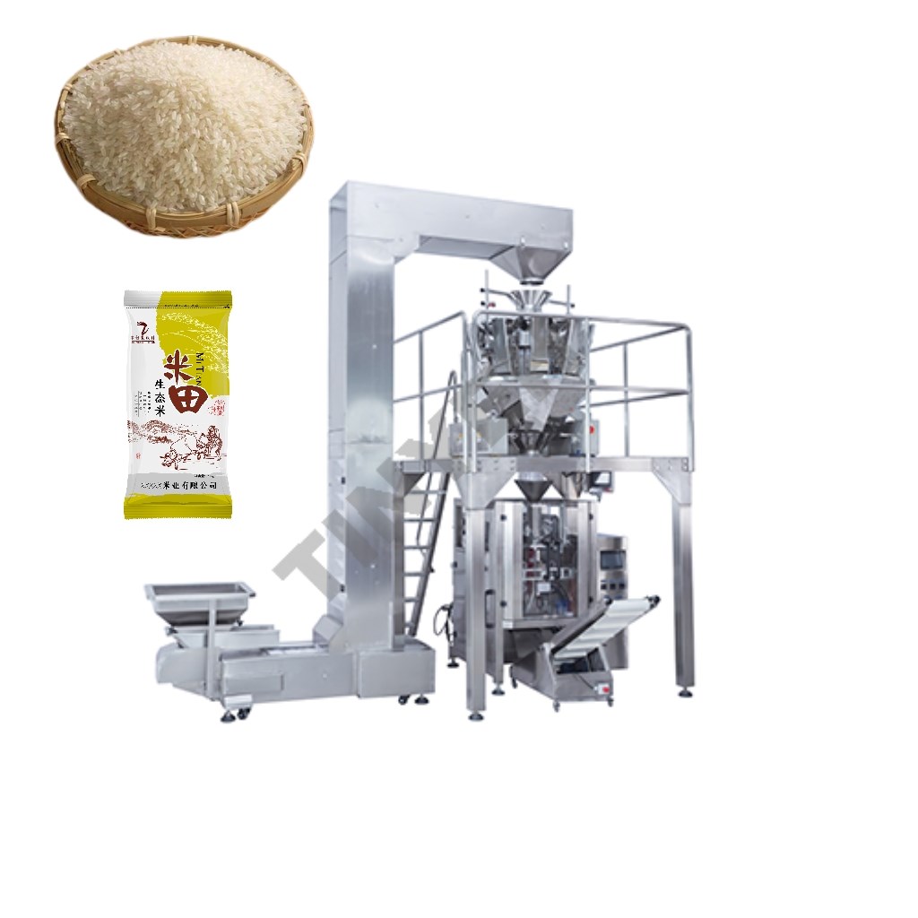 5-15kg Grain Big Pouch Multihead Weigher Packing Machine