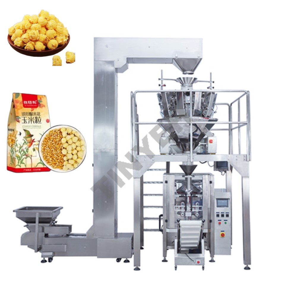 Nitrogen Packing Machine For Snacks And Popcorn Packet